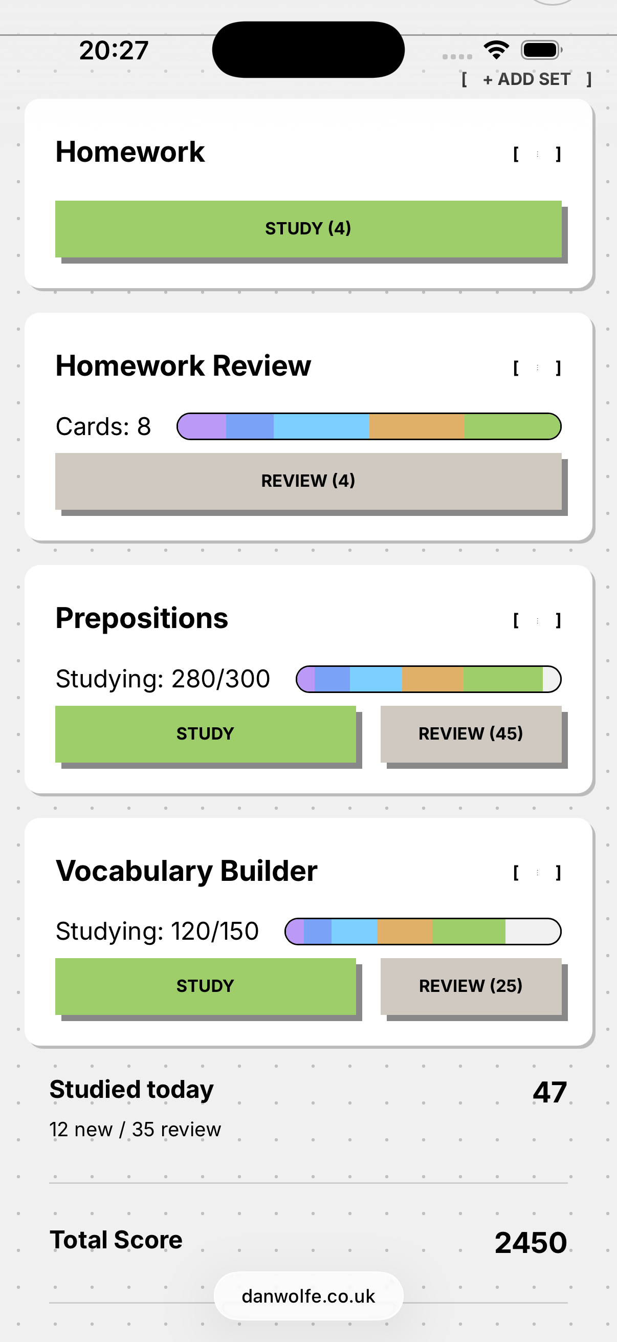 Mobile view of the Wenlab product